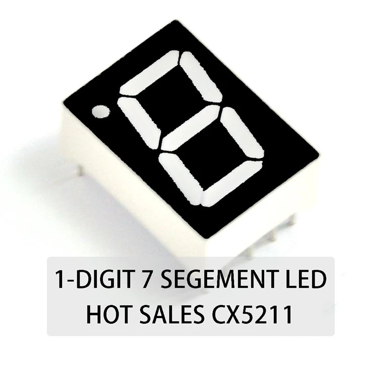 LED 7 Segmenti b'ċifra waħda